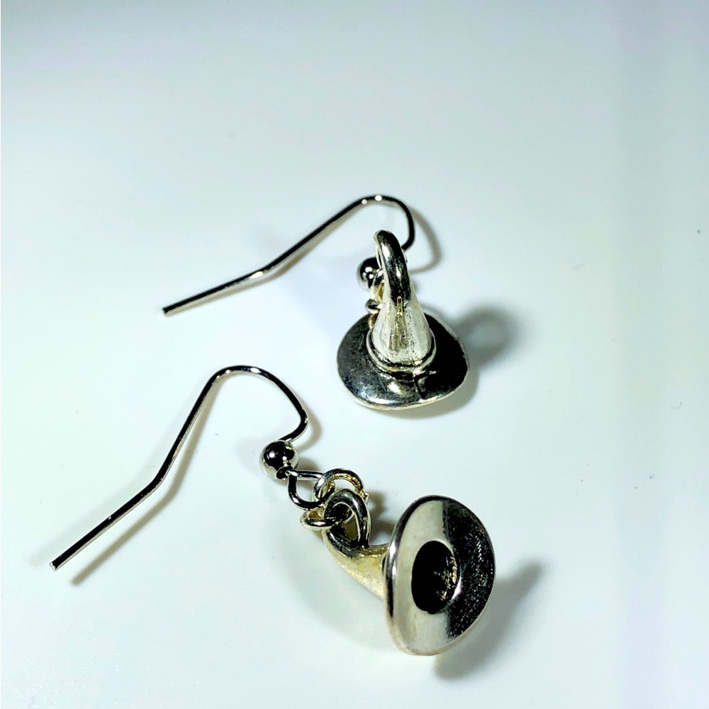 Witch hat earrings